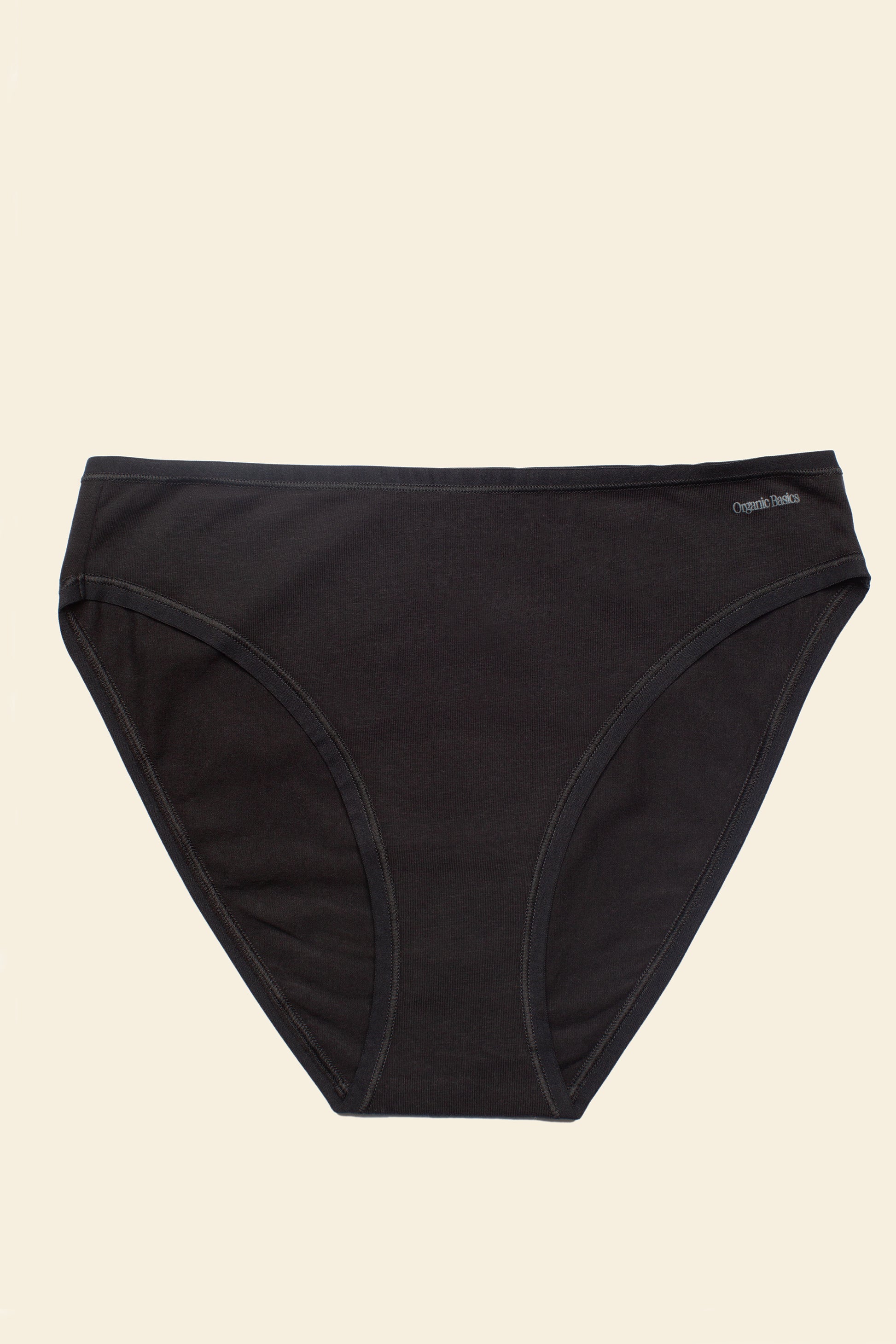 Organic Basics - Core High-Leg Briefs - Black