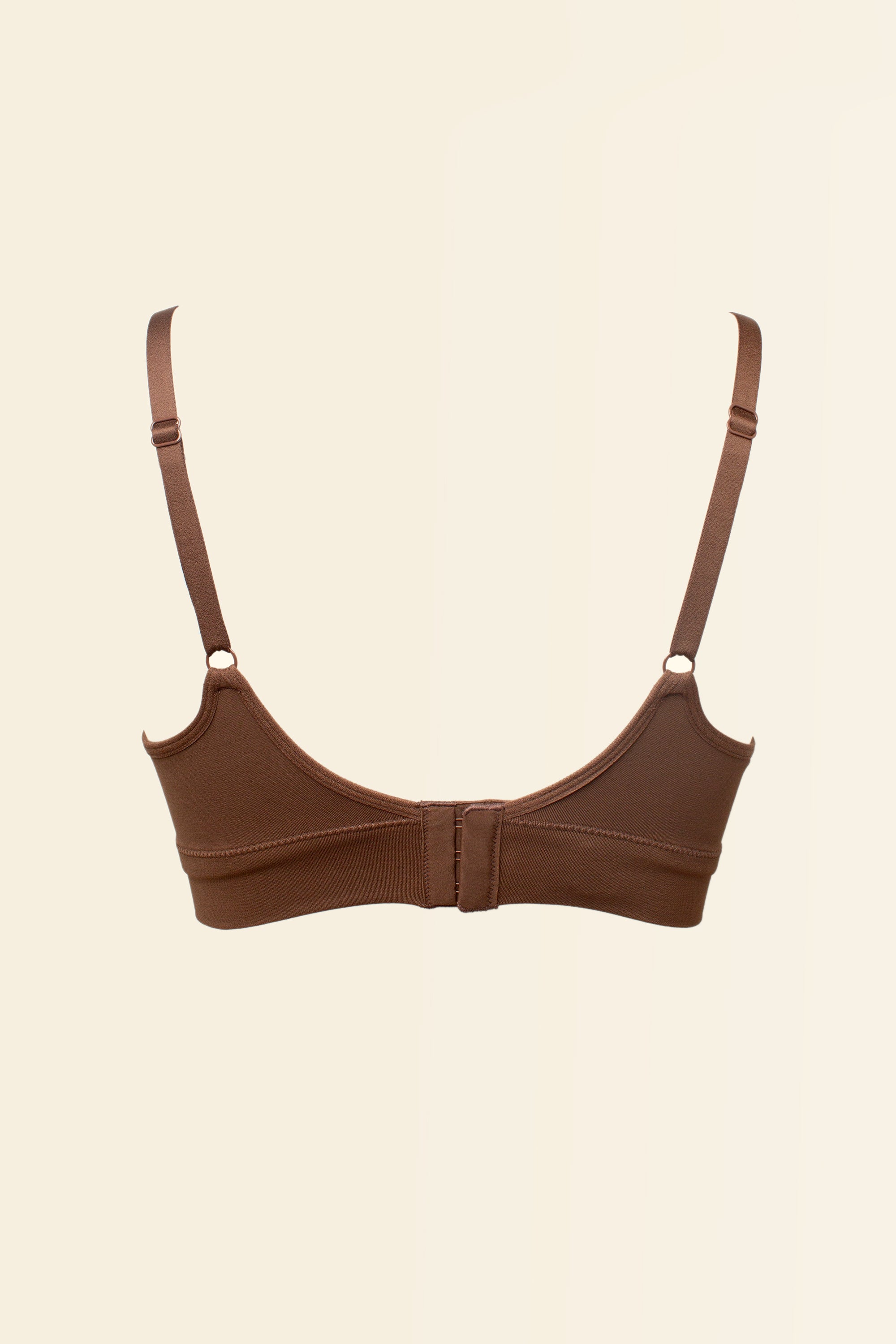 Organic Basics - Smooth Padded Bra - Walnut