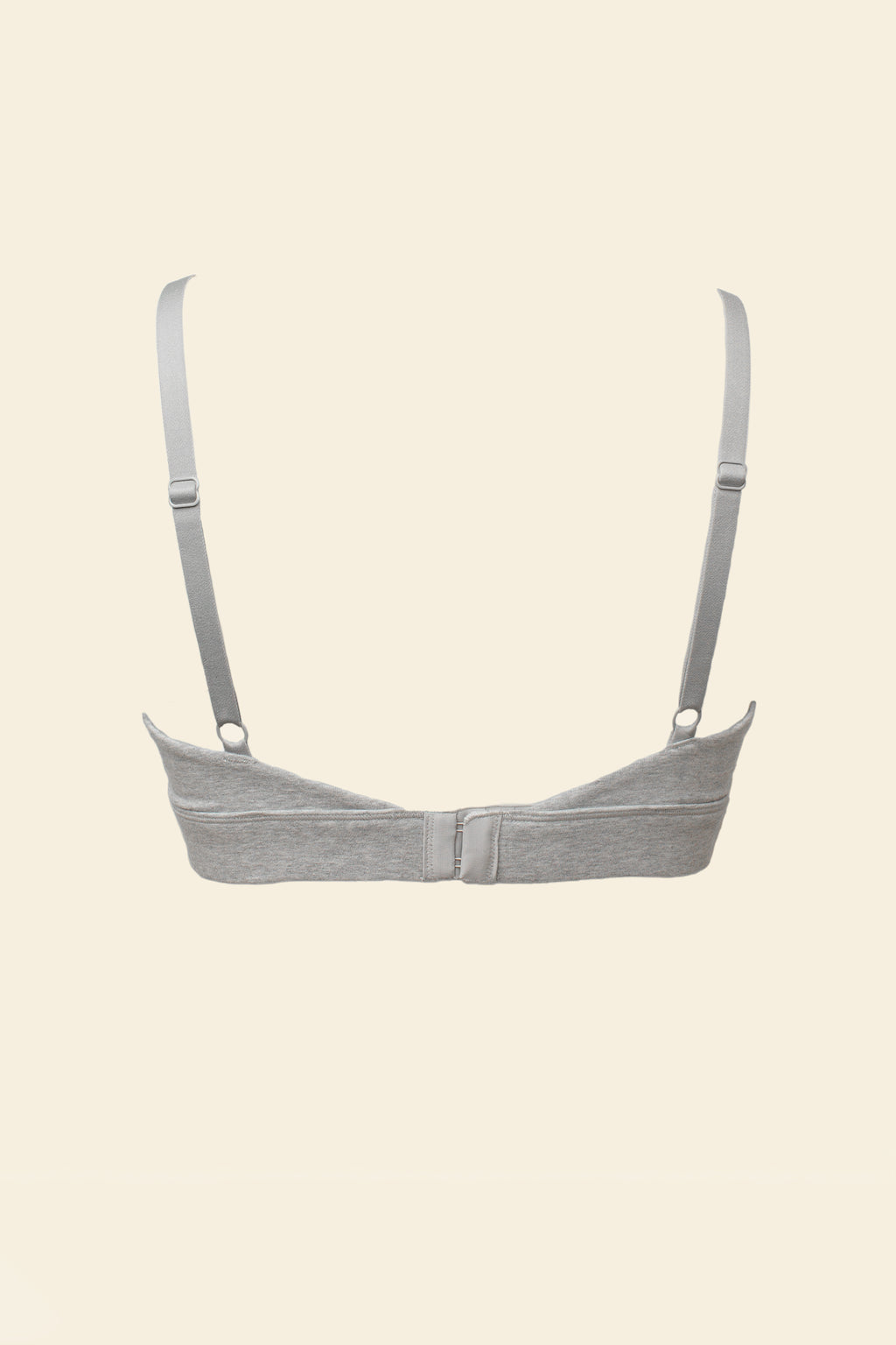 Organic Basics - Core Triangle Bralette - Grey Melange