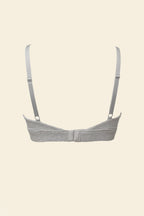 Organic Basics - Core Triangle Bralette - Grey Melange