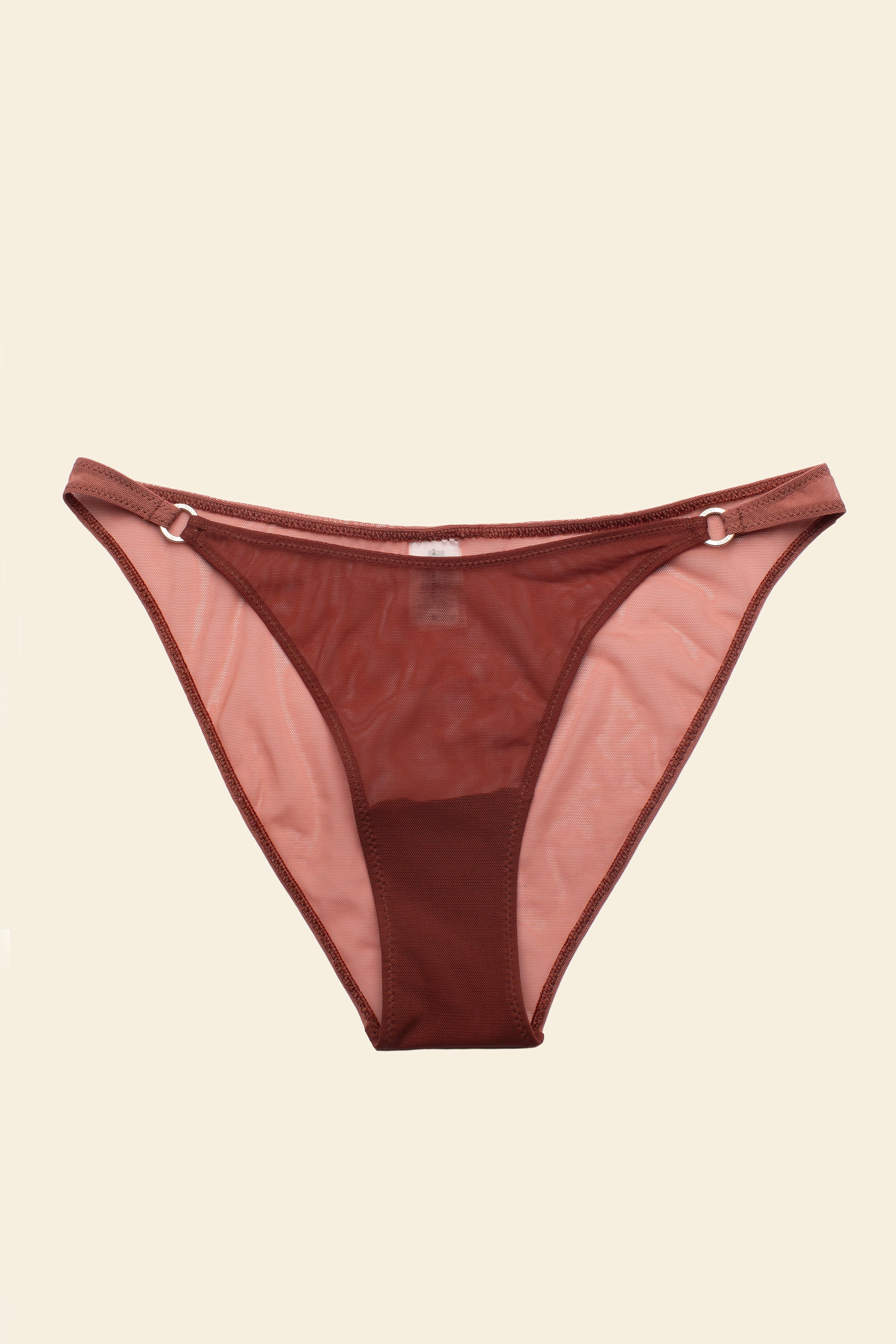 UNDERSTATEMENT - Mesh Tanga Briefs - Rust