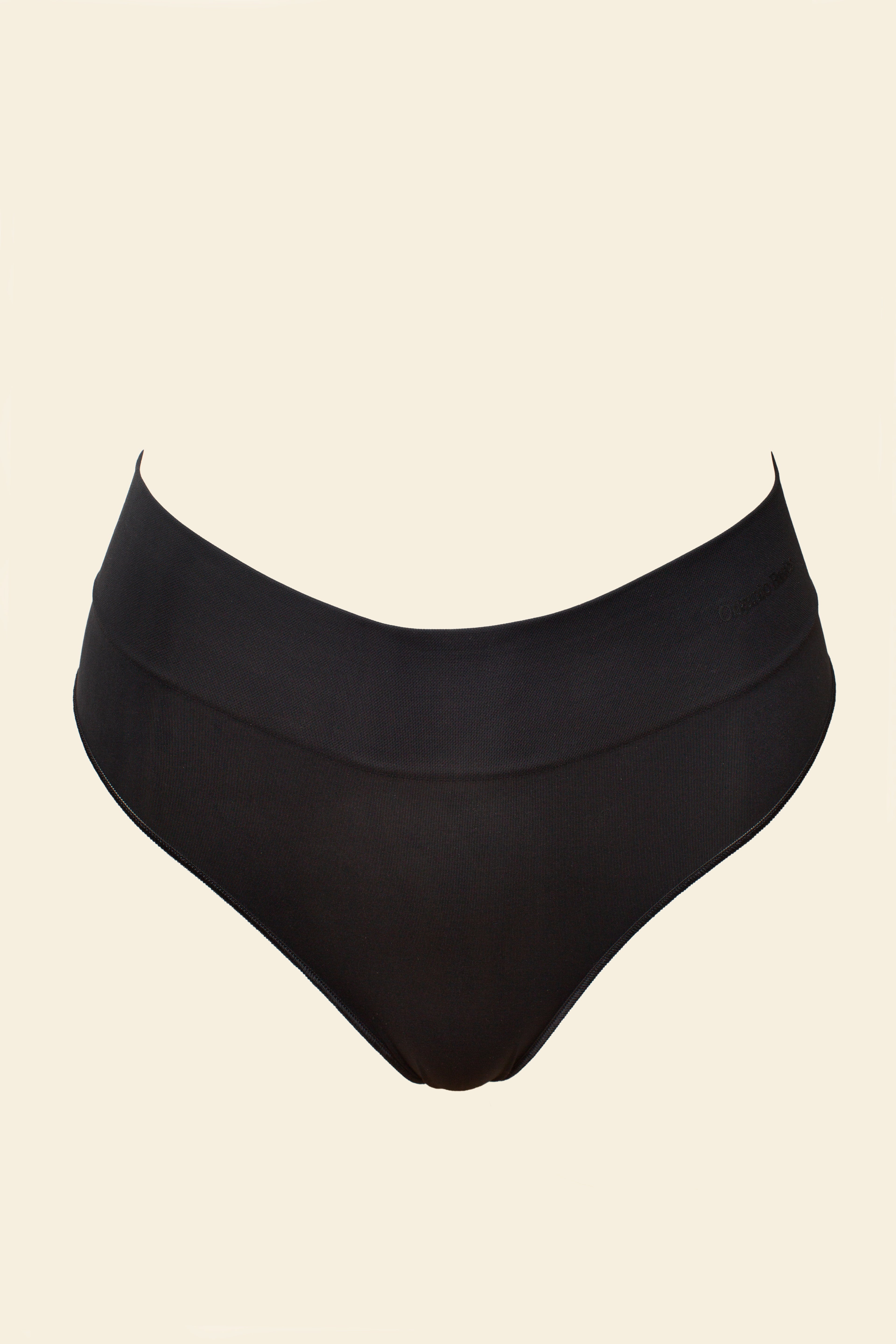 Organic Basics - Smooth Thong - Black