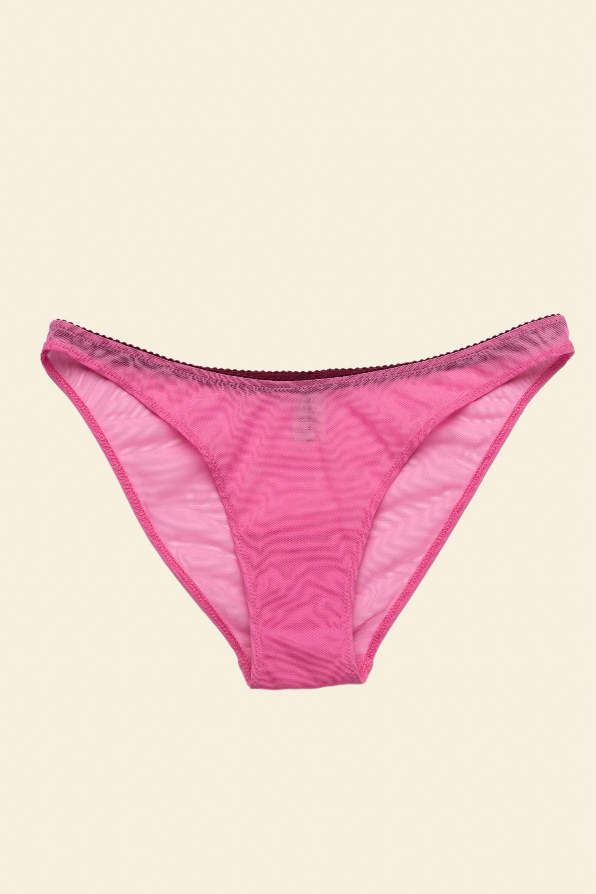 UNDERSTATEMENT - Mesh Bikini Briefs - Candy Pink