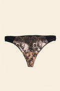 Skarlett Blue - Entice Front Lace Thong - Black/Nylon
