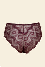 UNDERSTATEMENT - Lace Highwaist Briefs - Cherry