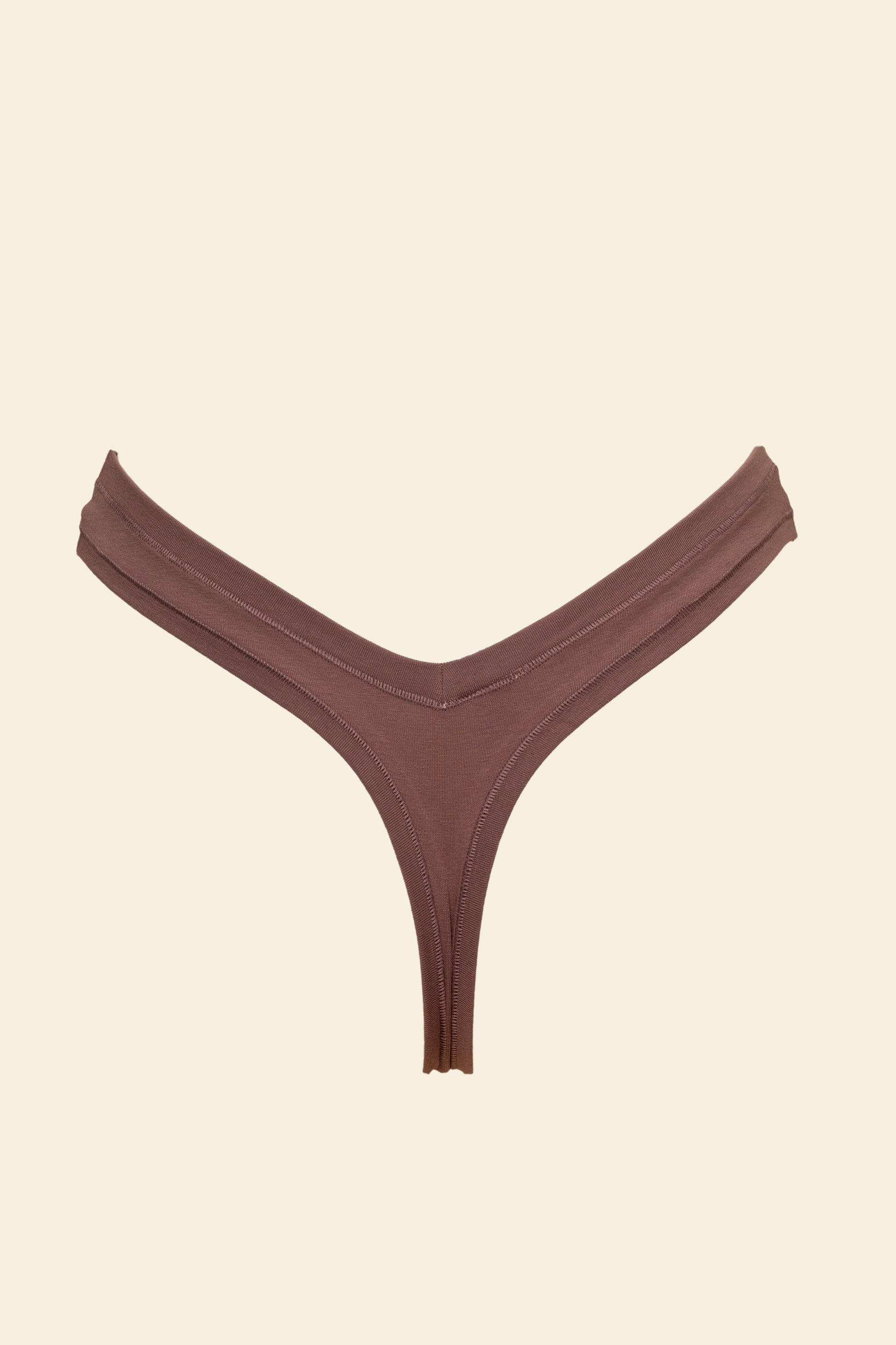 Organic Basics - Flex Thong - Rose Wood