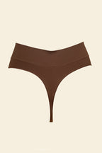 Organic Basics - Smooth Thong - Walnut