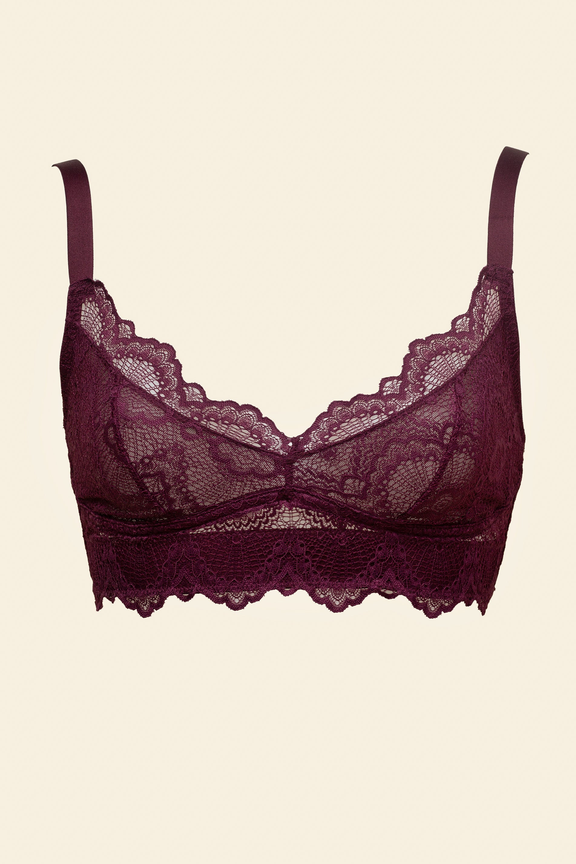 UNDERSTATEMENT - Lace Support Bra - Cherry