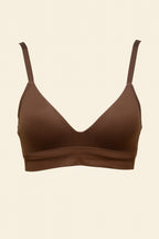 Organic Basics - Smooth Padded Bra - Walnut