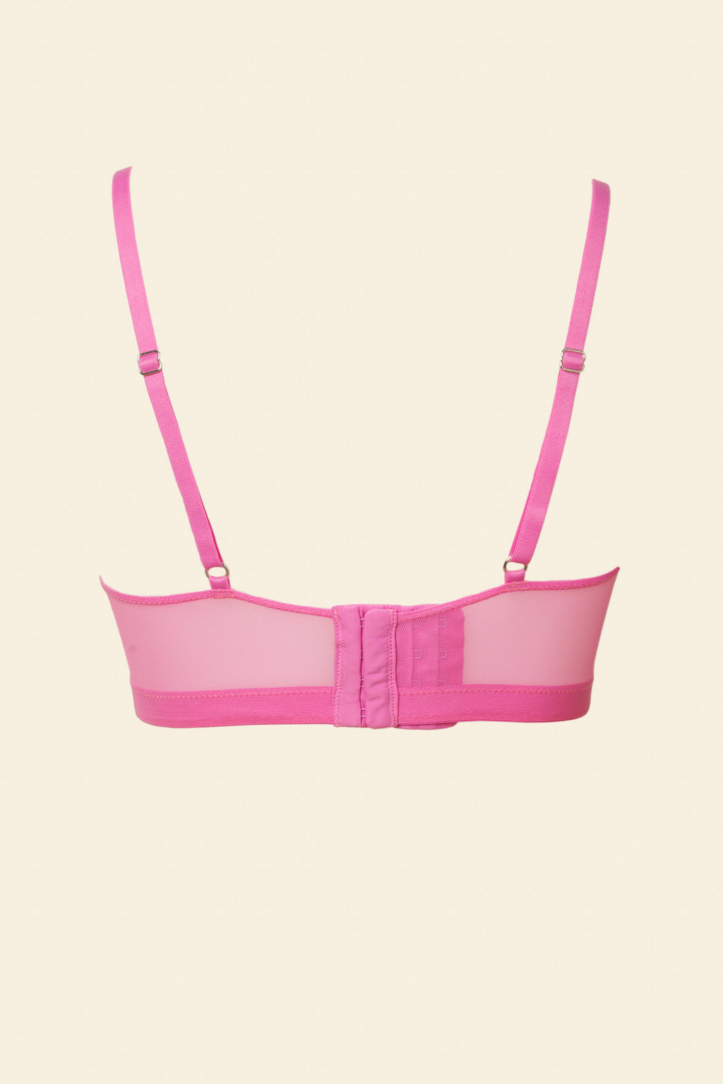 UNDERSTATEMENT - Mesh Balconette - Candy Pink