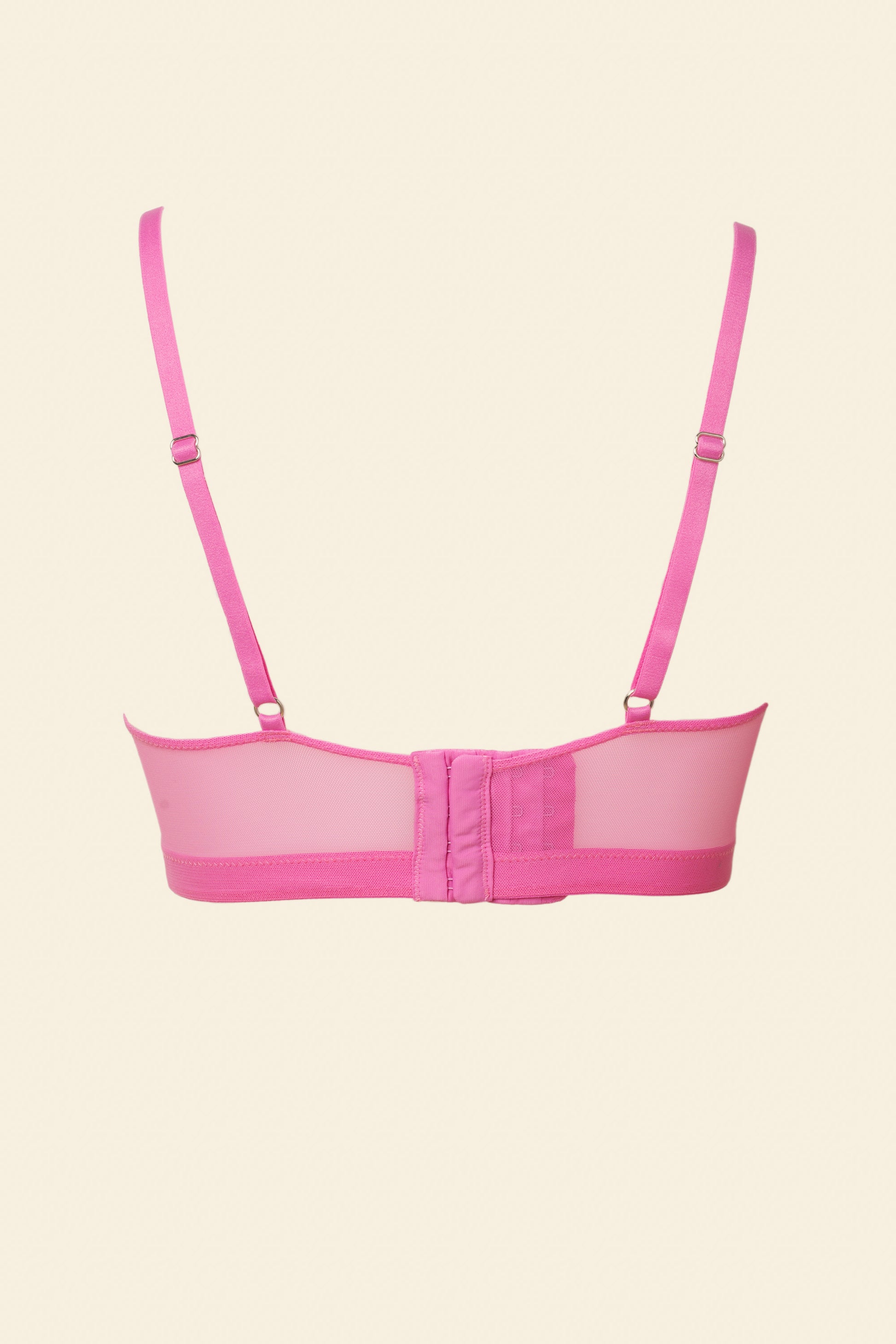 UNDERSTATEMENT - Mesh Balconette - Candy Pink